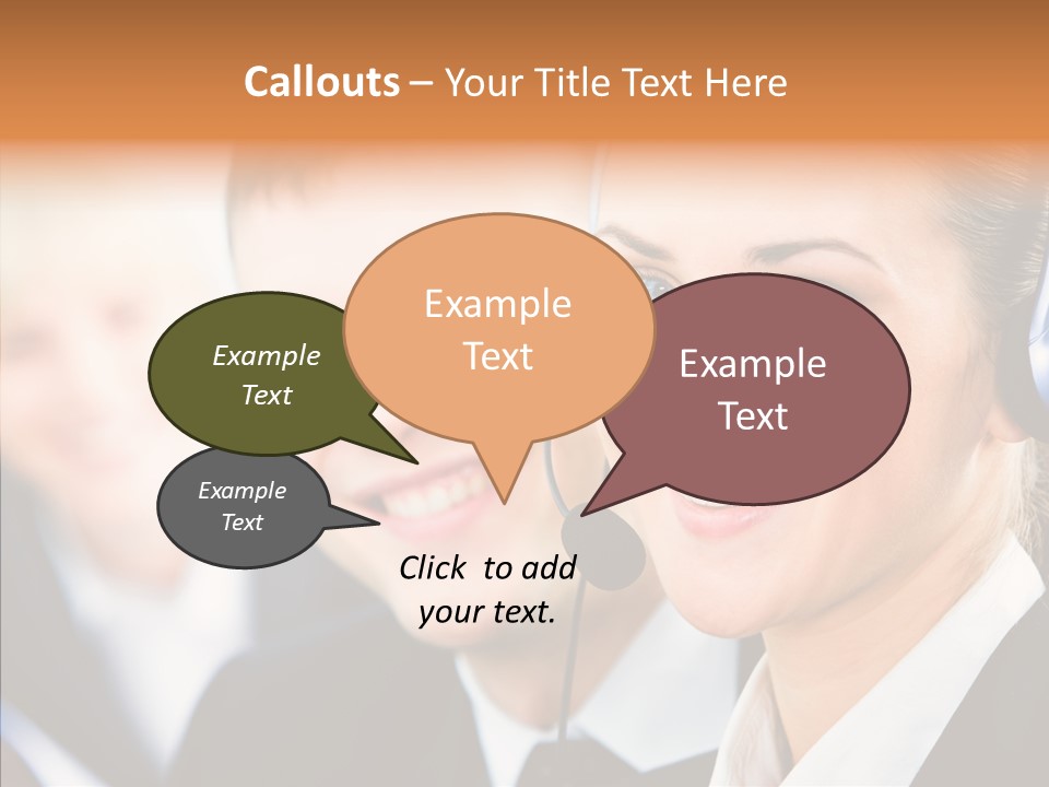 Young Operator Male PowerPoint Template