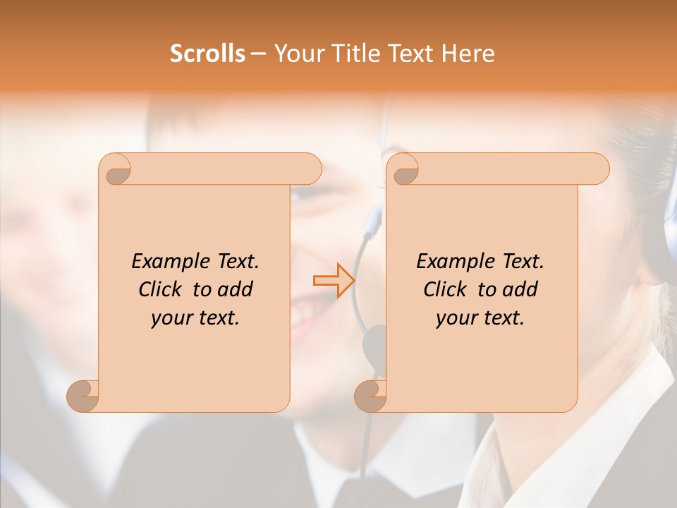 Young Operator Male PowerPoint Template