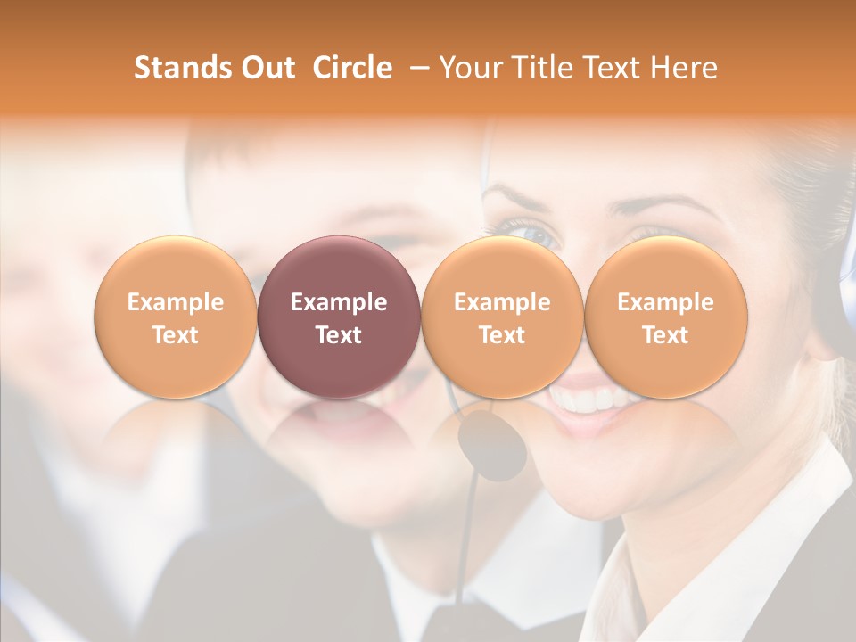 Young Operator Male PowerPoint Template