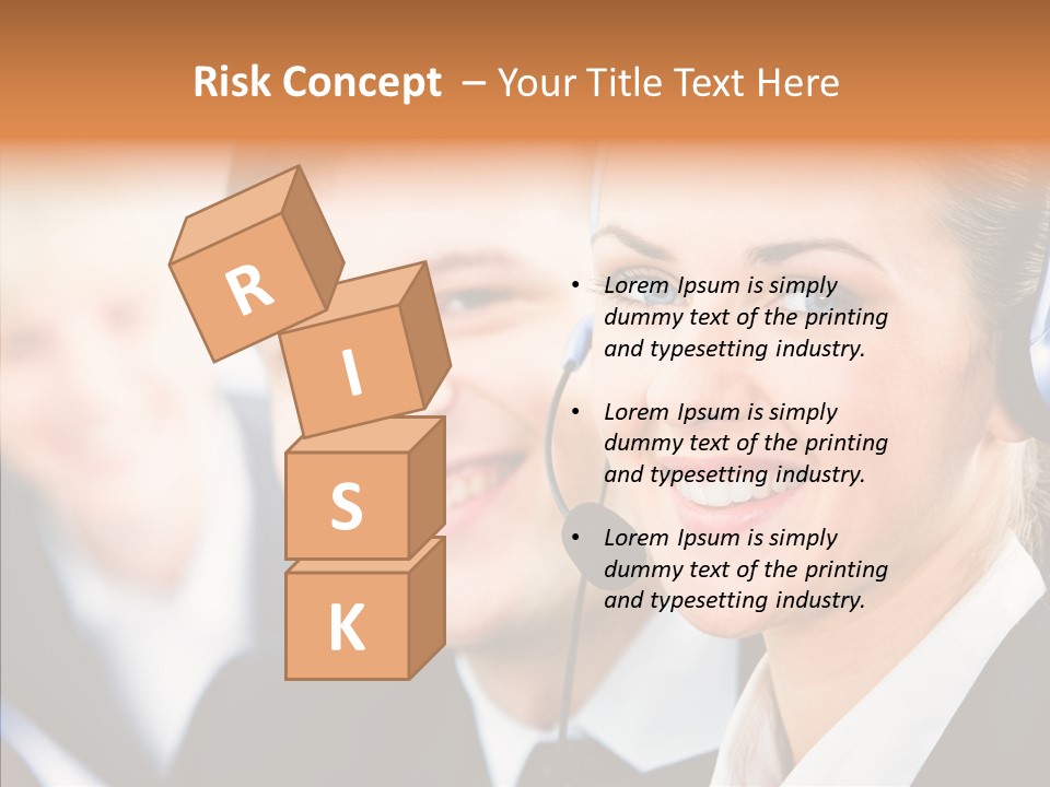 Young Operator Male PowerPoint Template