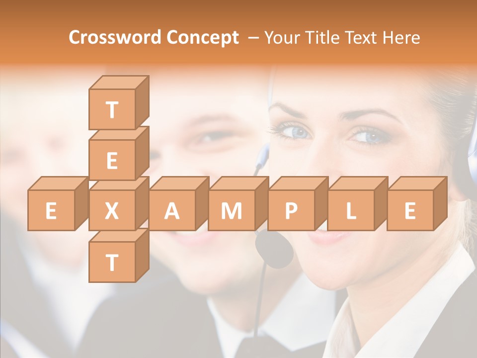 Young Operator Male PowerPoint Template