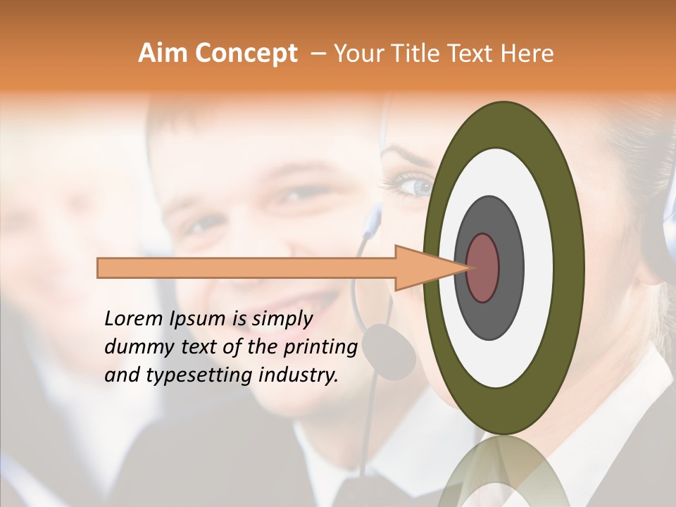 Young Operator Male PowerPoint Template