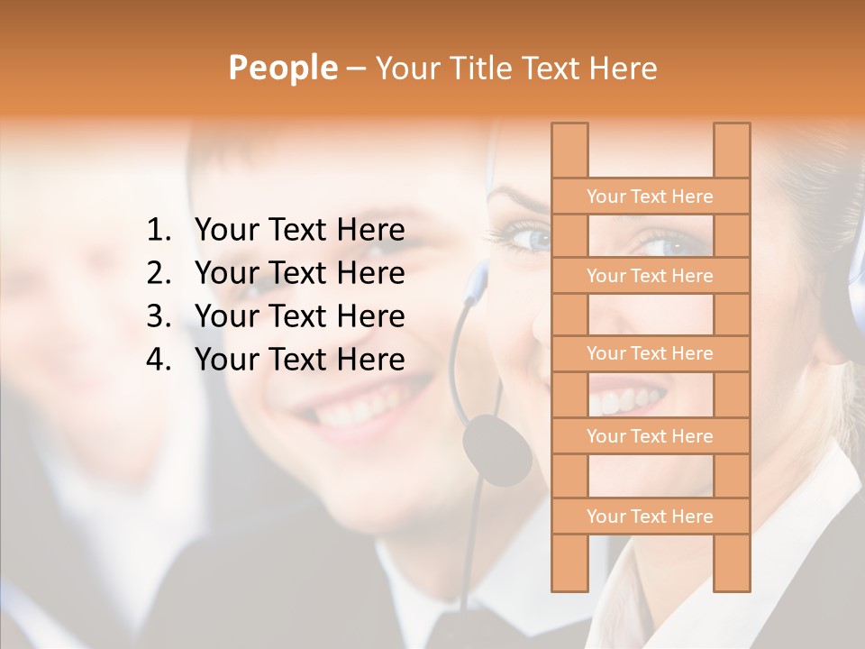 Young Operator Male PowerPoint Template