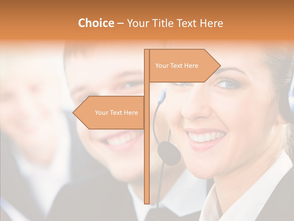 Young Operator Male PowerPoint Template