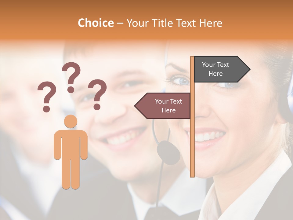Young Operator Male PowerPoint Template