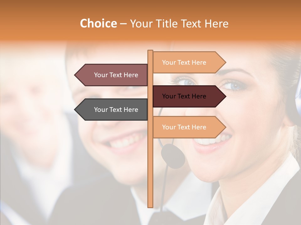 Young Operator Male PowerPoint Template