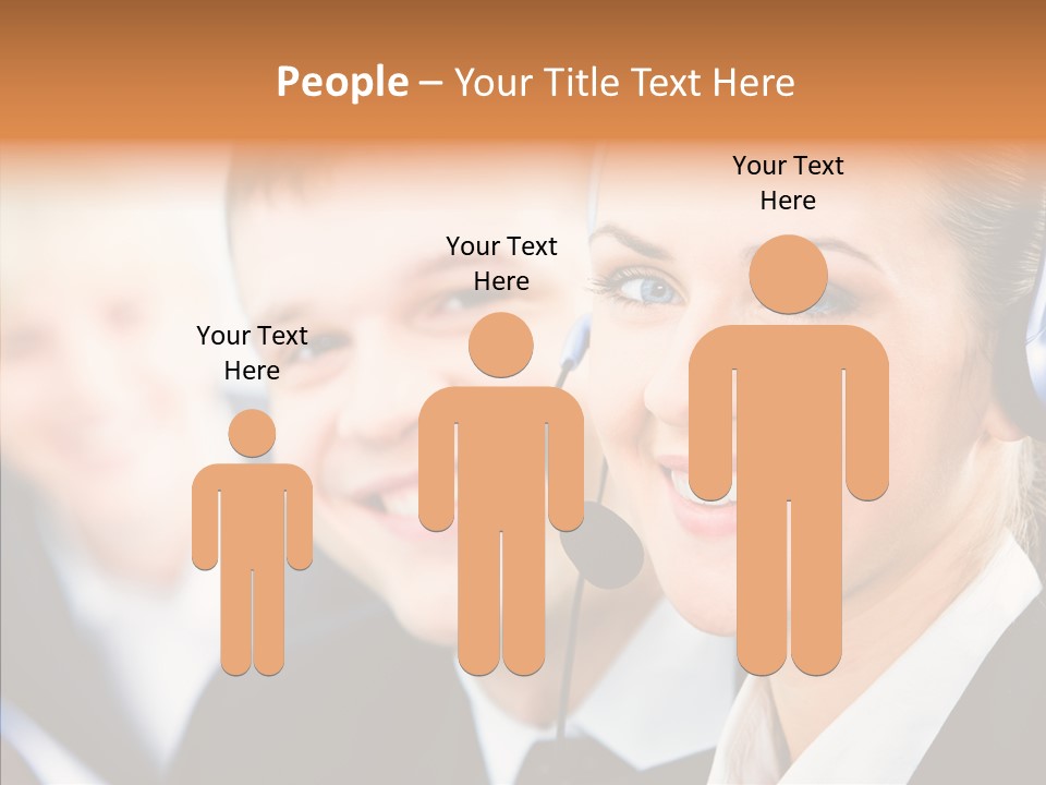 Young Operator Male PowerPoint Template