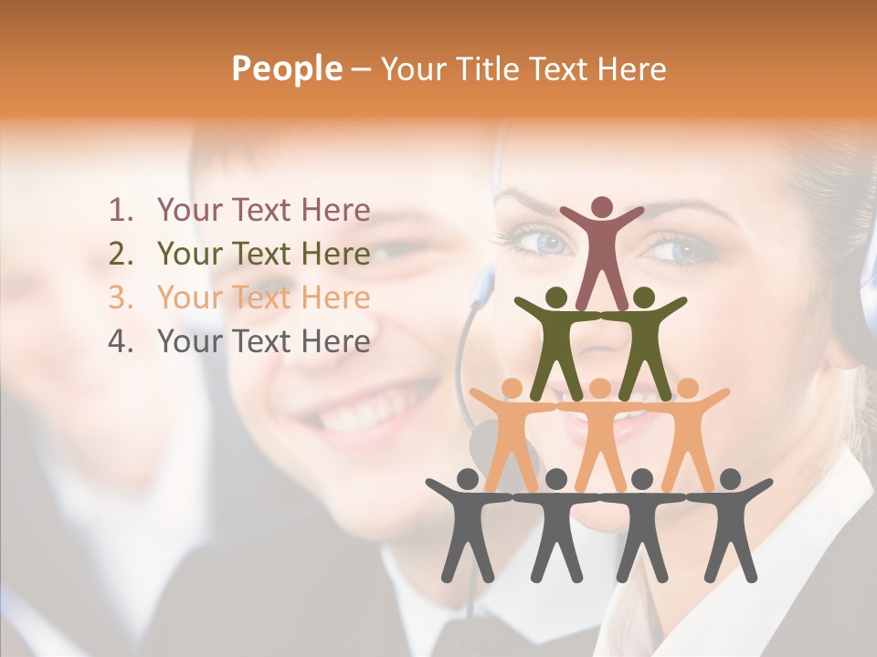 Young Operator Male PowerPoint Template