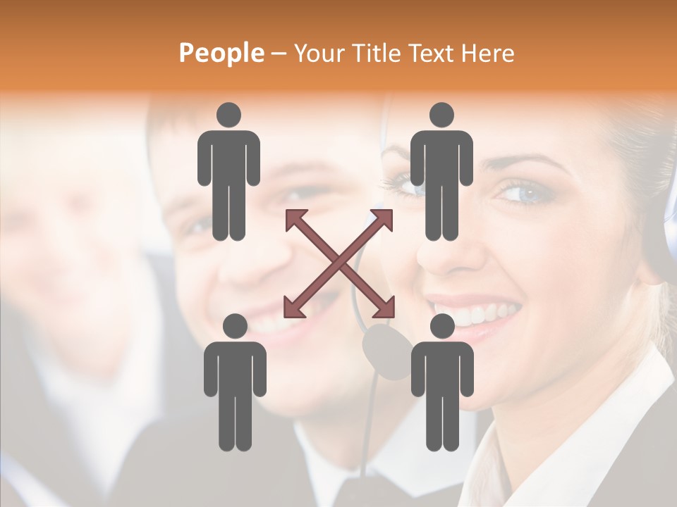 Young Operator Male PowerPoint Template