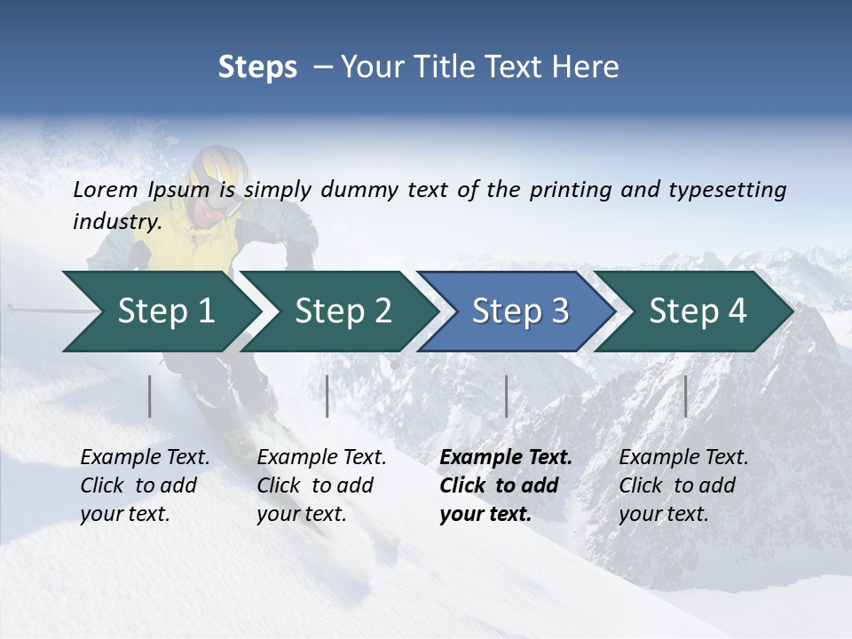 Lifestyle Extreme Season PowerPoint Template