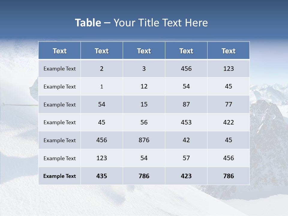 Lifestyle Extreme Season PowerPoint Template