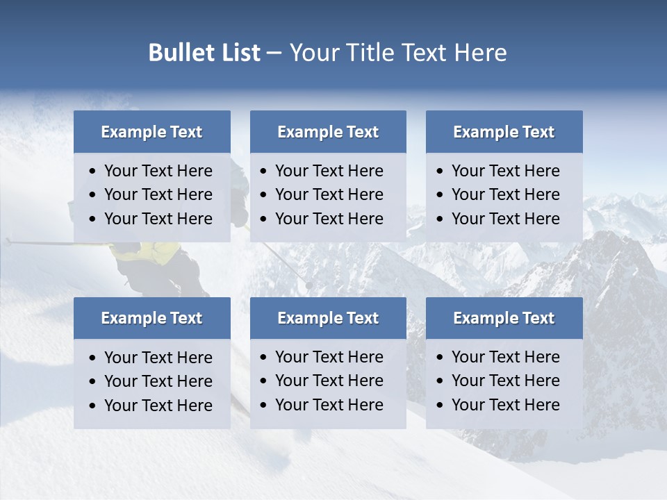 Lifestyle Extreme Season PowerPoint Template