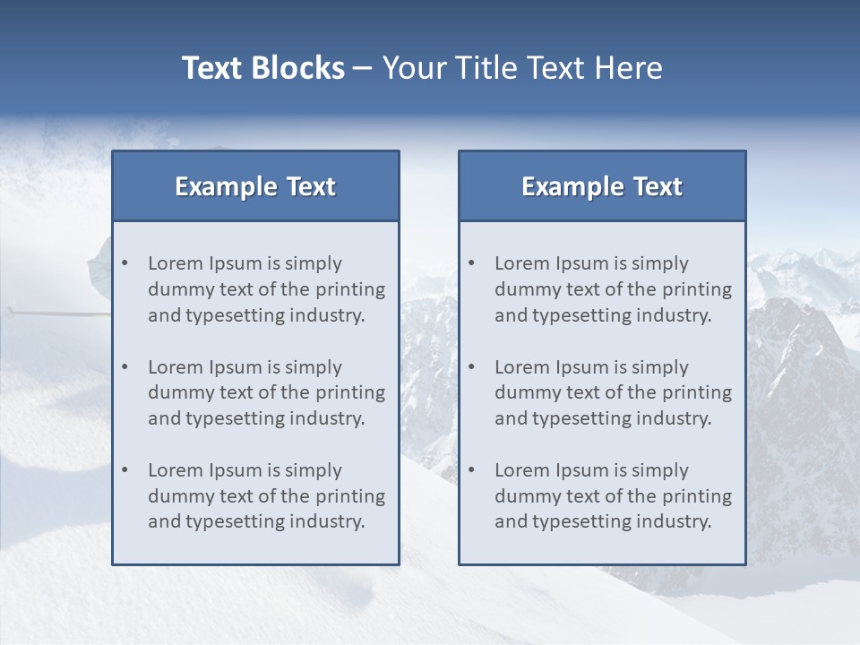 Lifestyle Extreme Season PowerPoint Template