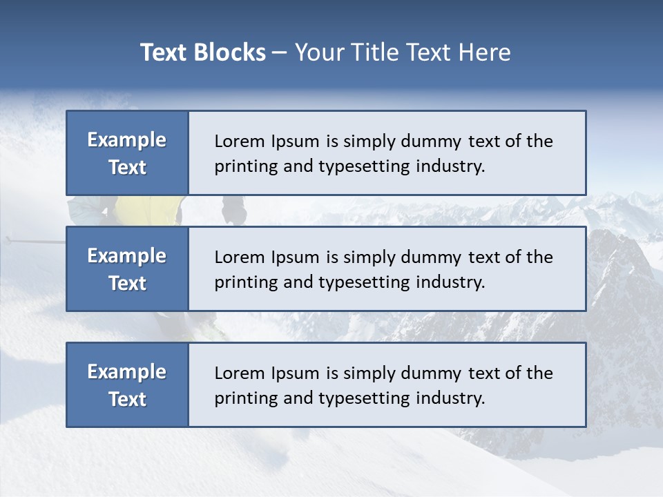Lifestyle Extreme Season PowerPoint Template