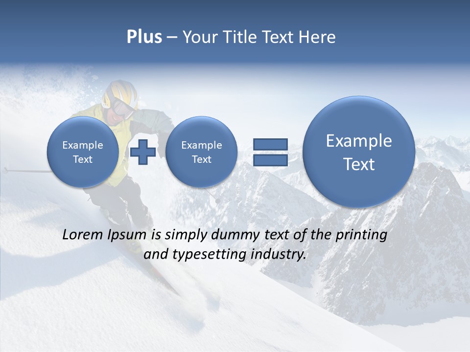 Lifestyle Extreme Season PowerPoint Template