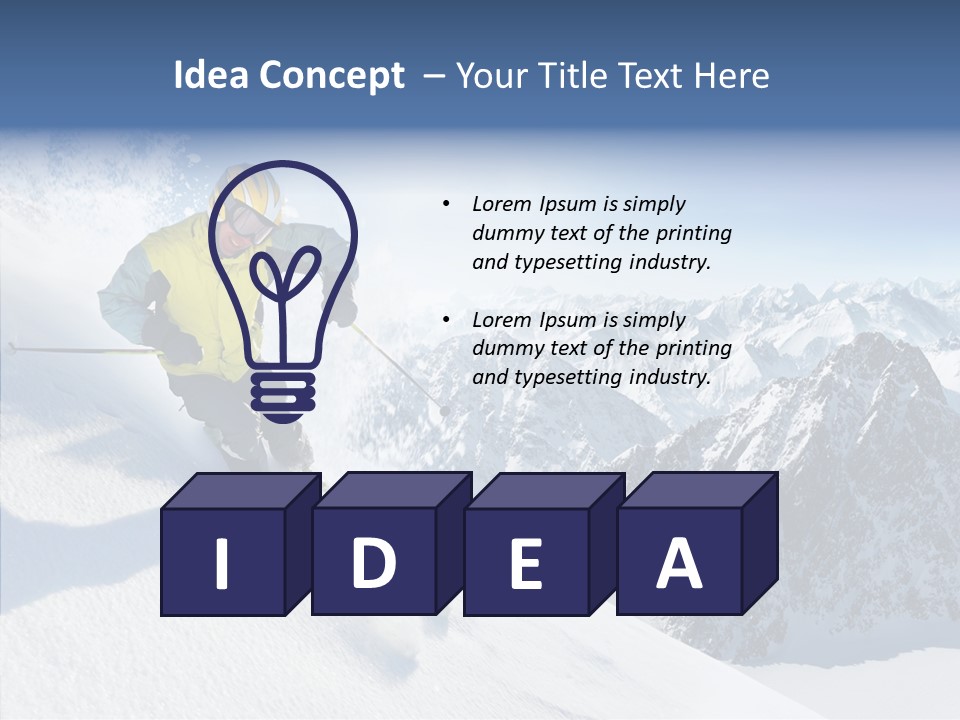 Lifestyle Extreme Season PowerPoint Template