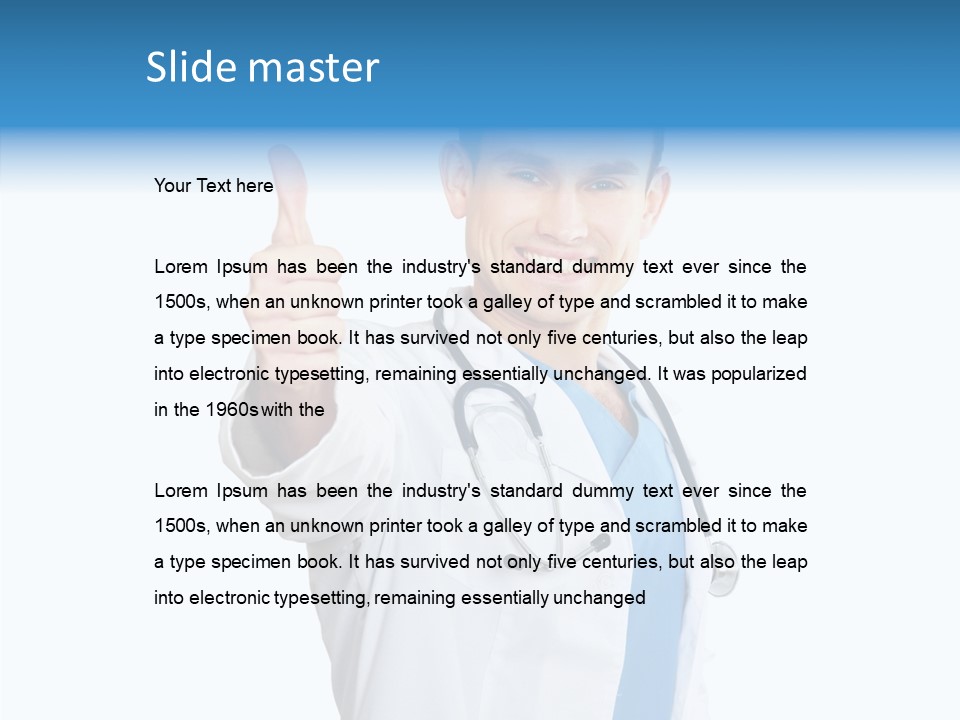 Medicine Physician Practitioner PowerPoint Template