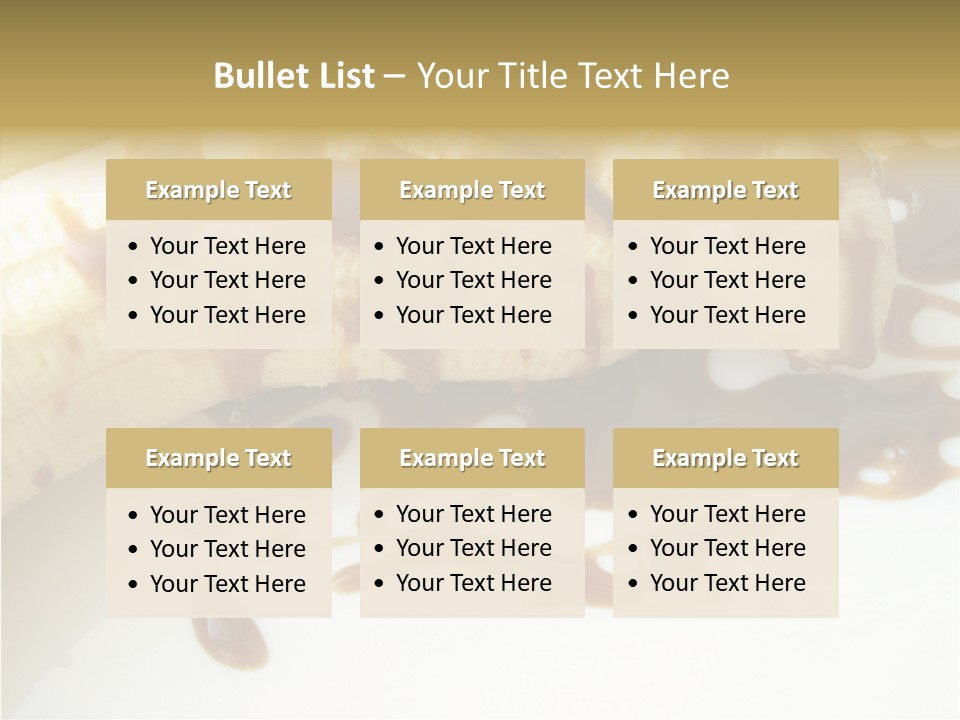 Thaw Banana Taste PowerPoint Template