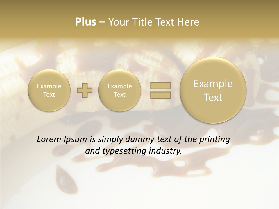 Thaw Banana Taste PowerPoint Template
