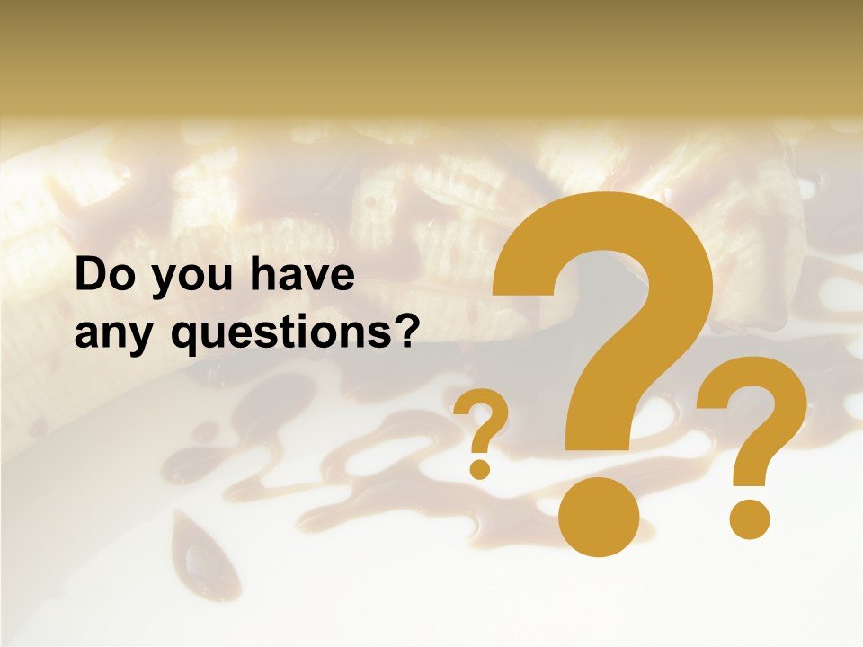 Thaw Banana Taste PowerPoint Template