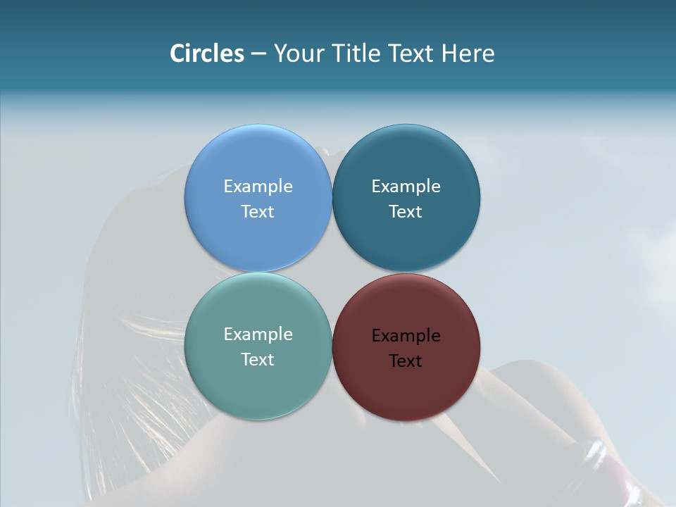 Top Sunglasses Neck PowerPoint Template