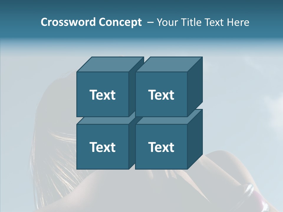 Top Sunglasses Neck PowerPoint Template