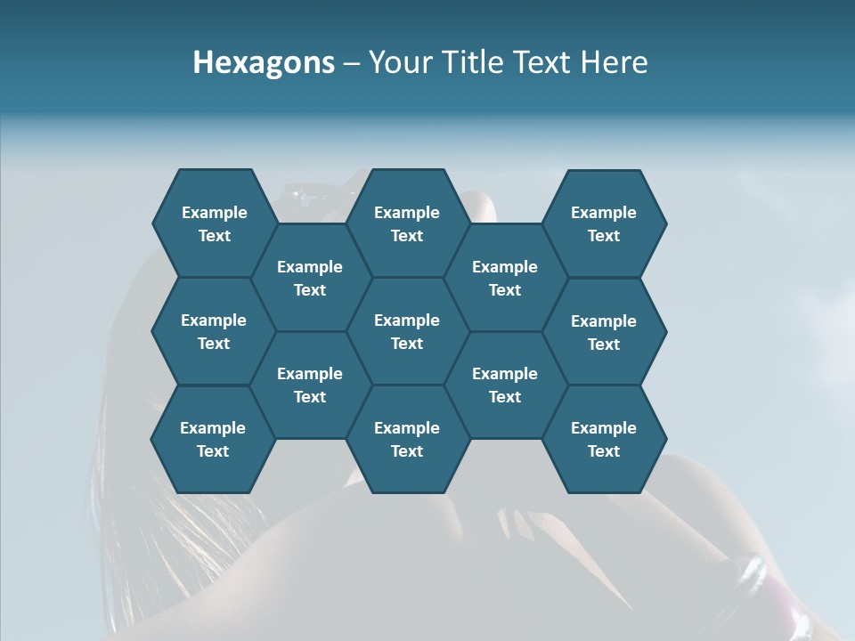 Top Sunglasses Neck PowerPoint Template