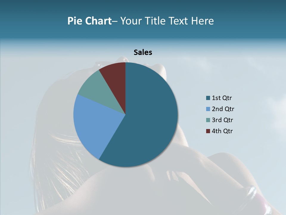 Top Sunglasses Neck PowerPoint Template