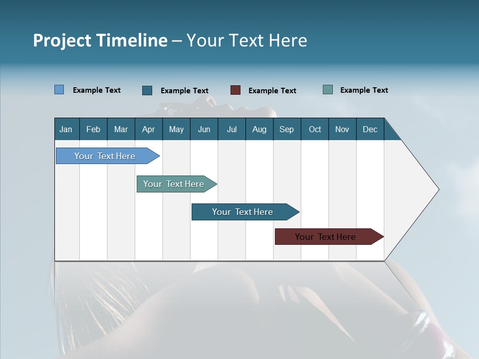 Top Sunglasses Neck PowerPoint Template