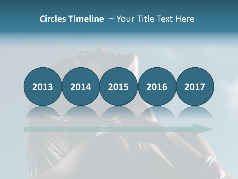 Top Sunglasses Neck PowerPoint Template