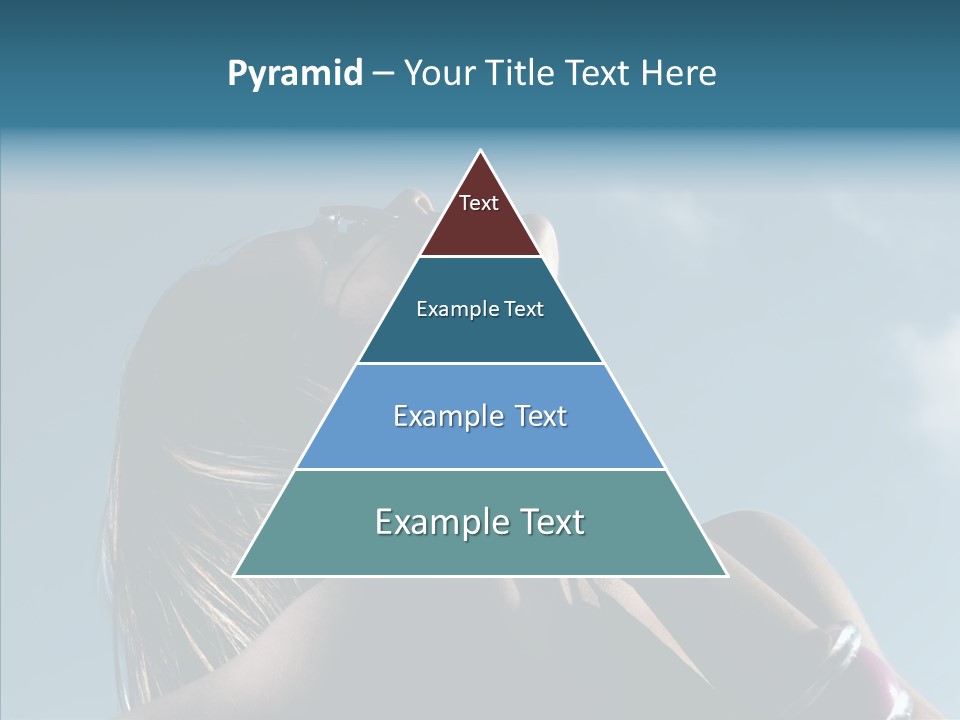 Top Sunglasses Neck PowerPoint Template