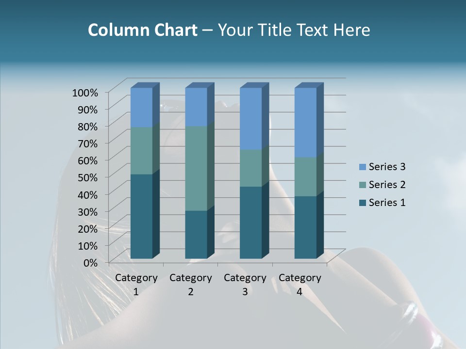 Top Sunglasses Neck PowerPoint Template