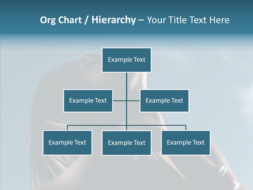 Top Sunglasses Neck PowerPoint Template