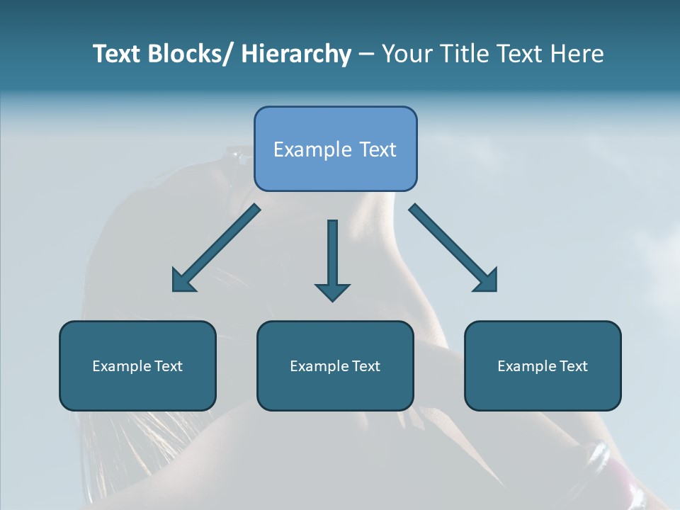 Top Sunglasses Neck PowerPoint Template