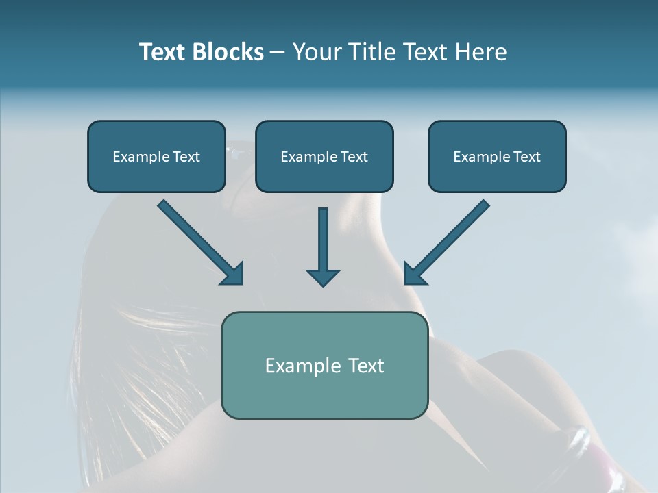 Top Sunglasses Neck PowerPoint Template