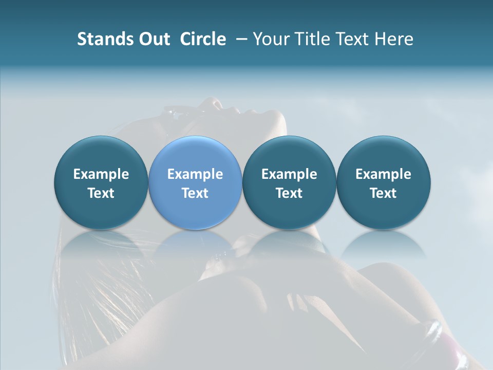 Top Sunglasses Neck PowerPoint Template