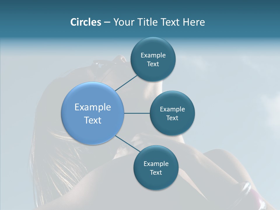 Top Sunglasses Neck PowerPoint Template