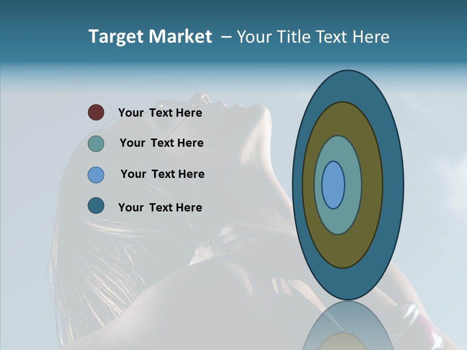 Top Sunglasses Neck PowerPoint Template