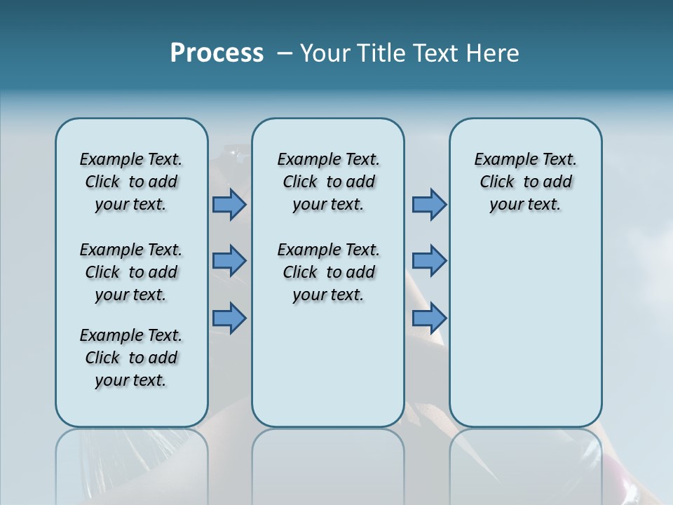 Top Sunglasses Neck PowerPoint Template