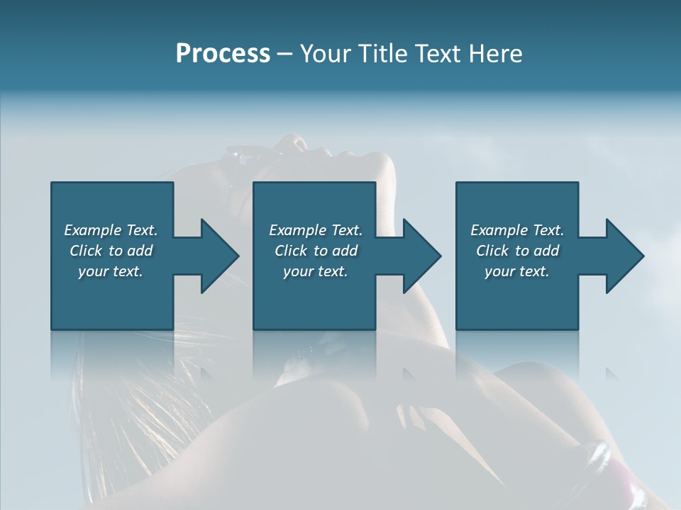 Top Sunglasses Neck PowerPoint Template