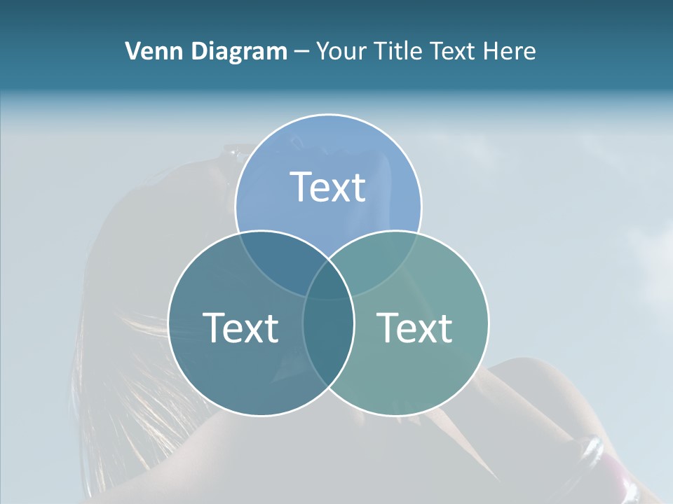 Top Sunglasses Neck PowerPoint Template