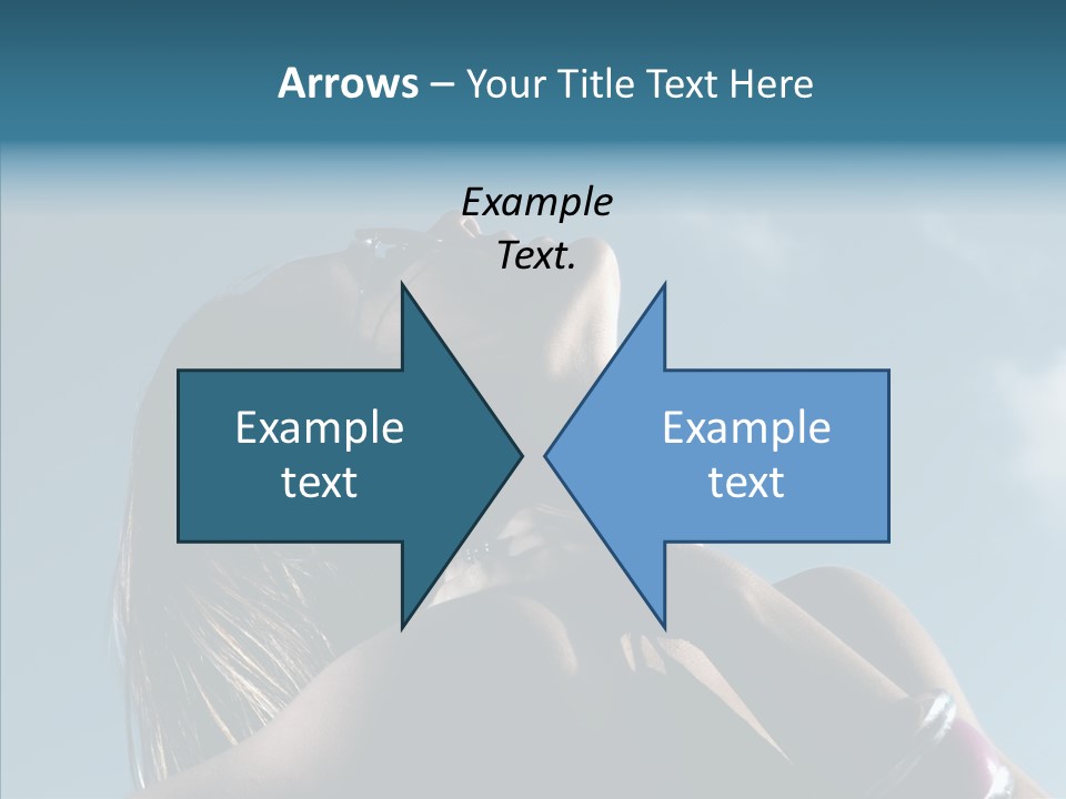 Top Sunglasses Neck PowerPoint Template