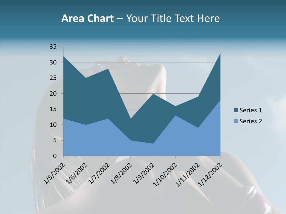 Top Sunglasses Neck PowerPoint Template