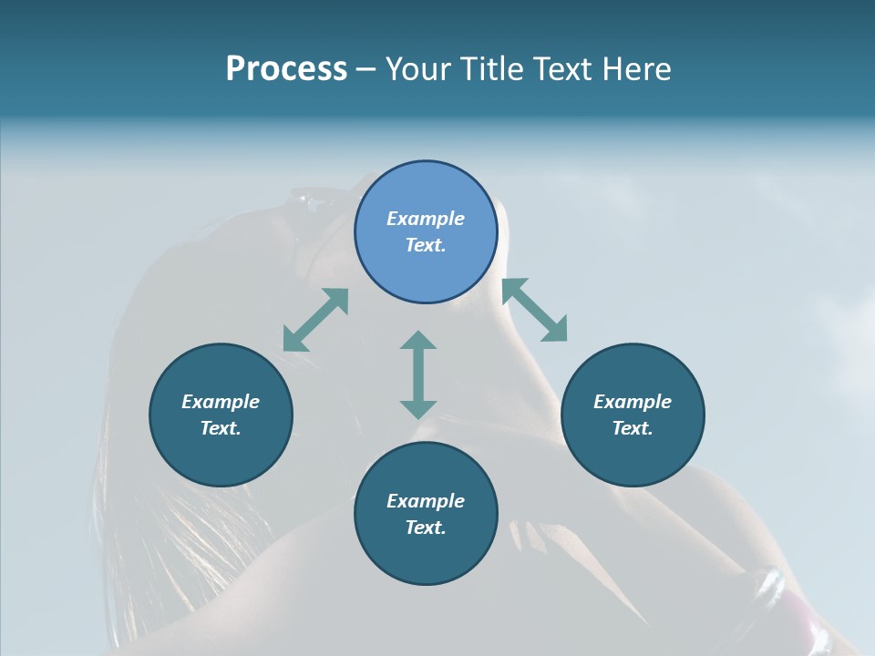 Top Sunglasses Neck PowerPoint Template