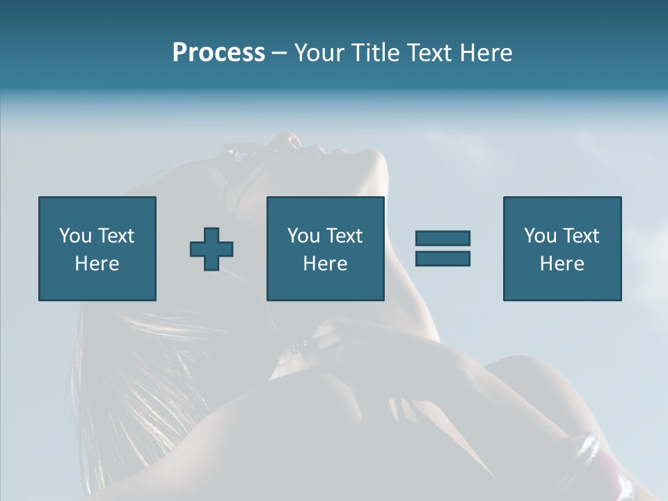 Top Sunglasses Neck PowerPoint Template