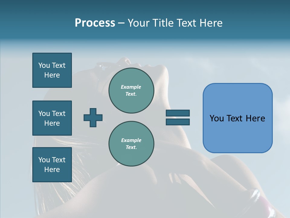 Top Sunglasses Neck PowerPoint Template