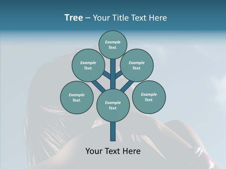 Top Sunglasses Neck PowerPoint Template