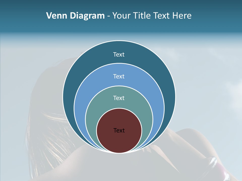Top Sunglasses Neck PowerPoint Template