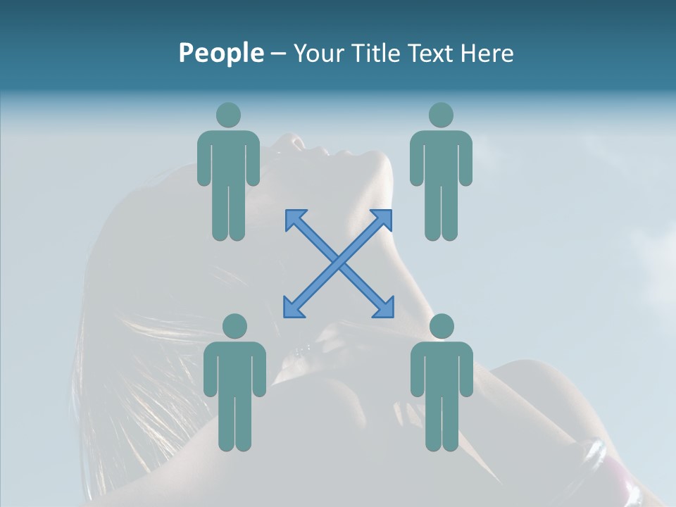 Top Sunglasses Neck PowerPoint Template