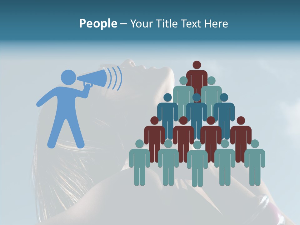 Top Sunglasses Neck PowerPoint Template